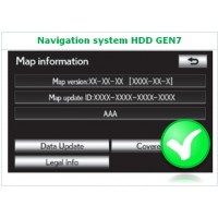 NEW 2022-2023v.1 11HDD Gen7 Toyota Touch Pro Lexus EMVN Maps & code activation